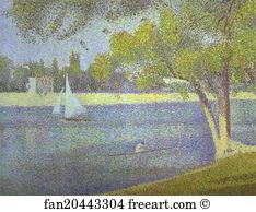 Belgium Art Print - The Siene At La Grande Jatte, Spring