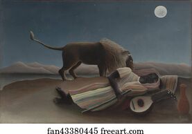  Art Print - The Sleeping Gypsy