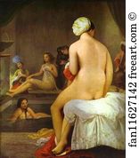 1828 Oil On Canvas Louvre Art Print - The Small Bather