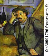Smoking Art Print - The Smoker