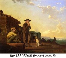 1850 Oil On Canvas Museum Of Fine Arts Art Print - The Squatters