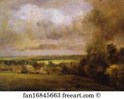 1804 Art Print - The Stour Valley From Higham