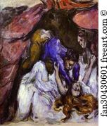 Strangled Art Print - The Strangled Woman
