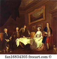 1742 Oil On Canvas Tate Gallery Art Print - The Strode Family