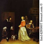 80 Art Print - The Suitor's Visit