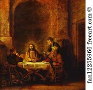 Supper Art Print - The Supper At Emmaus