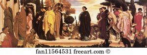 Animals Art Print - The Syracusan Bride Leading Wild Animals In Procession To The Temple Of Diana