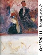 Theater Box Art Print - The Theater Box With The Gilded Mask