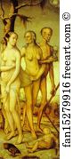 Hans Baldung Called Grien Art Print - The Three Ages And Death