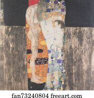 Three Art Print - The Three Ages Of Woman