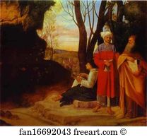 1508 Oil On Canvas Art Print - The Three Philosophers