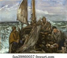 Sea Art Print - The Toilers Of The Sea