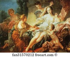 The Toilet Art Print - The Toilet Of Venus