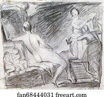 Toilet Art Print - The Toilet Of Venus