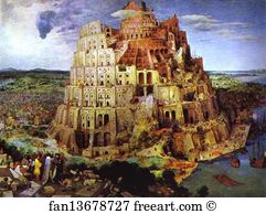 Bruegel Art Print - The Tower Of Babel