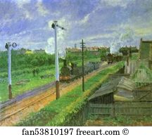 Bedford Art Print - The Train, Bedford Park