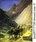 Nikolay Art Print - The Transportation Of Marble At Carrara
