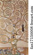Life Art Print - The Tree Of Life, Stoclet Frieze