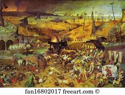 The Triumph Of Death Detail Art Print - The Triumph Of Death. Detail
