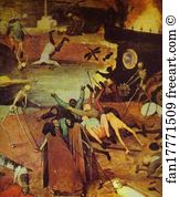 Triumph Art Print - The Triumph Of Death. Detail