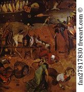 The Triumph Of Death Detail Art Print - The Triumph Of Death. Detail