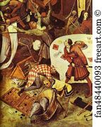 The Triumph Of Death Detail Art Print - The Triumph Of Death. Detail