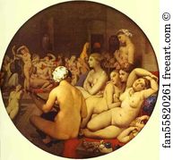 Turkish Art Print - The Turkish Bath