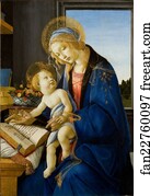 Child Art Print - The Virgin And Child (The Madonna Of The Book)