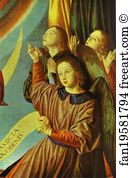 Glory Art Print - The Virgin In Glory, Surrounded By Angels