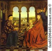 Chancellor Art Print - The Virgin Of The Chancellor Rolin