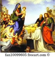 Fra Bartolommeo Art Print - The Vision Of St. Bernard