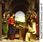 The Vision Of St Bernard Art Print - The Vision Of St. Bernard