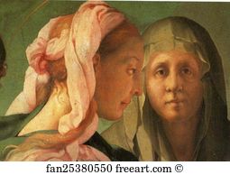 San Michele Art Print - The Visitation. Detail