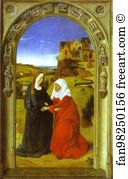 Dieric Bouts The Elder Art Print - The Visitation