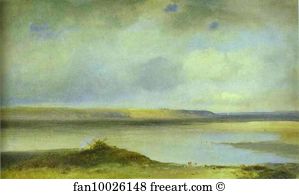 Kiev Art Print - The Volga River. Vistas