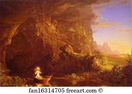 Utica Art Print - The Voyage Of Life: Childhood