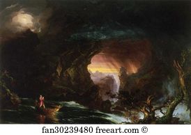 Utica Art Print - The Voyage Of Life: Manhood