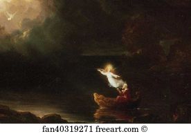 Utica Art Print - The Voyage Of Life: Old Age. Detail