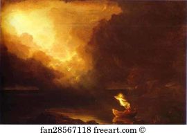 Utica Art Print - The Voyage Of Life: Old Age