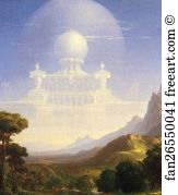 The Voyage Of Life Youth Art Print - The Voyage Of Life: Youth. Detail
