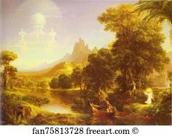 Utica Art Print - The Voyage Of Life: Youth