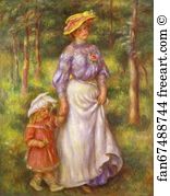 University Art Print - The Walk