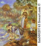 Wash Art Print - The Washer-Women