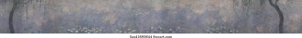 Willows Art Print - The Water Lilies - The Two Willows
