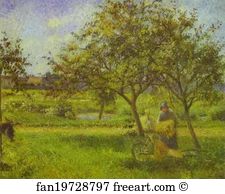 Wheelbarrow Art Print - The Wheelbarrow