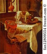 105 X 145 Cm Kunsthistorisches Museum Art Print - The World Upside Down. Detail