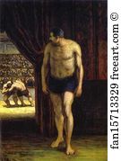 Ordrupgaard Art Print - The Wrestler