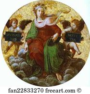 Theology Art Print - Theology (Ceiling Tondo)