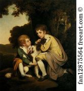 9 Art Print - Thomas And Joseph Pickford As Children