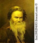 1868 Oil On Panel Art Print - Thomas The Owl